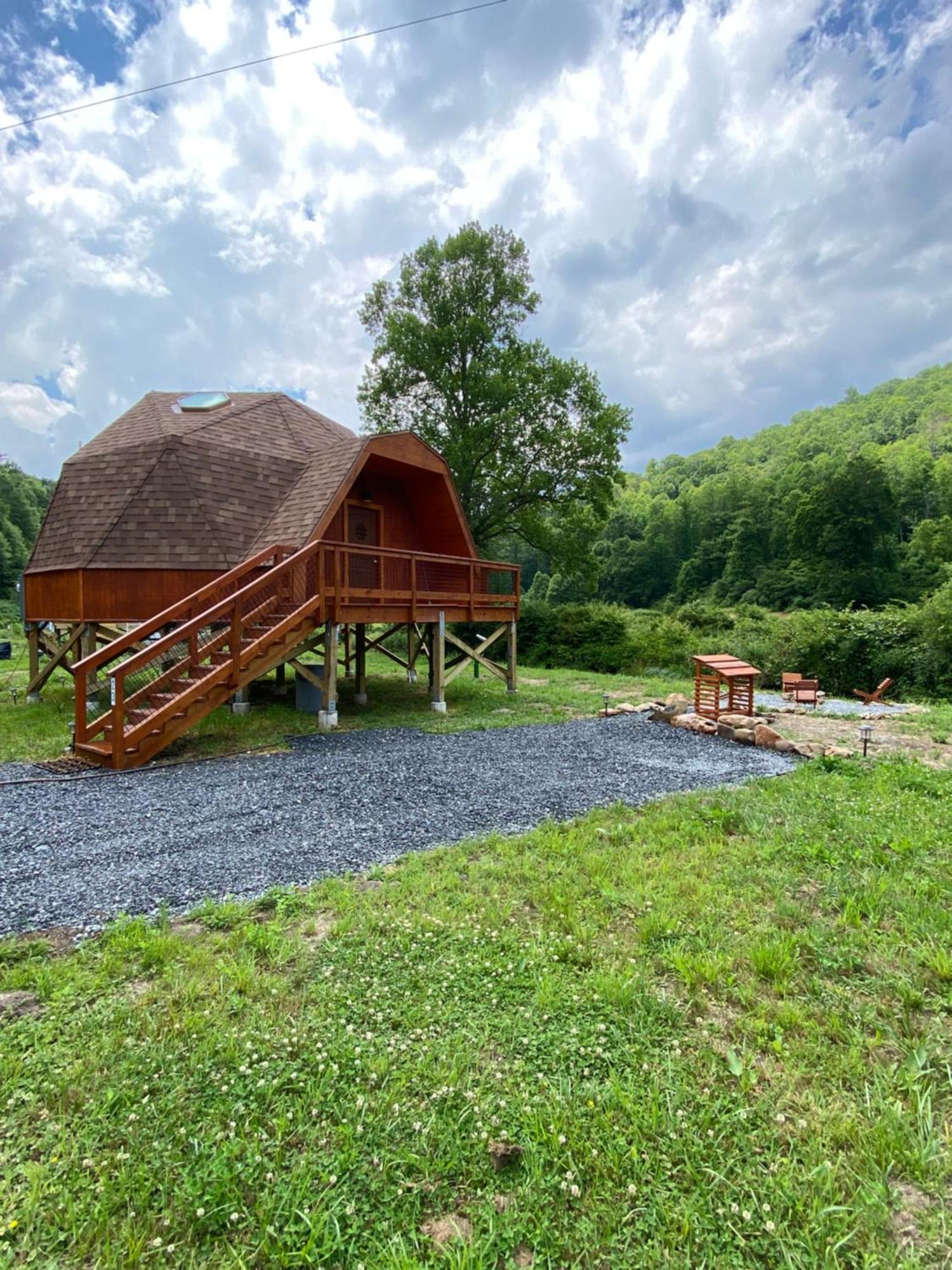 Natahala Glamping Red Dome #23 Villa Topton Kültér fotó